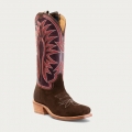 STYLISH OUTLET HYER BOOTS WOMEN'S ROSE HILL - Eggplant/Chocolate