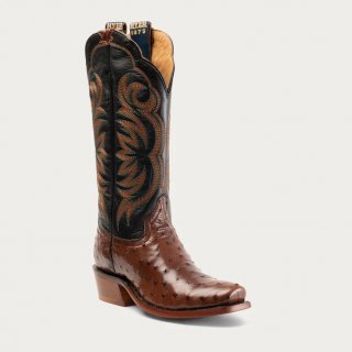 STYLISH OUTLET HYER BOOTS WOMEN'S COLBY - Tabac/Black