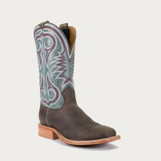 STYLISH OUTLET HYER BOOTS MEN'S CODELL - Chocolate/Denim