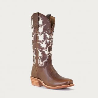 STYLISH OUTLET HYER BOOTS WOMEN'S ROZEL - Brown/Brown