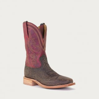 STYLISH OUTLET HYER BOOTS MEN'S EASTON - Brown/Red