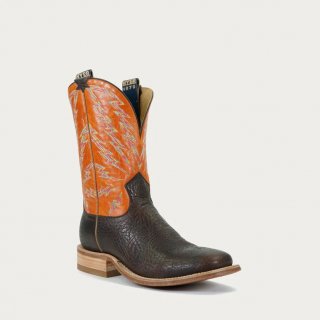STYLISH OUTLET HYER BOOTS MEN'S HAZELTON - Apache/Tangerine