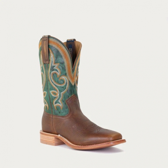 STYLISH OUTLET HYER BOOTS MEN'S EASTON - Brown/Green