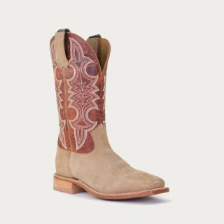STYLISH OUTLET HYER BOOTS MEN'S HOLTON - Tan/Orange