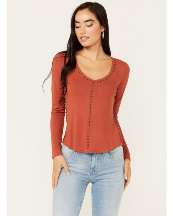 Promotion Idyllwind Women's Humble Long Sleeve Honky Tonk Top | Pecan