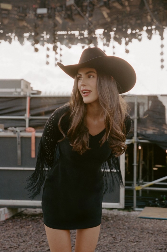 Promotion Idyllwind Women's Lois Studded Long Sleeve Fringe Mini Dress | Black Promotion Idyllwind Women's Lois Studded Long Sleeve Fringe Mini Dress | Black