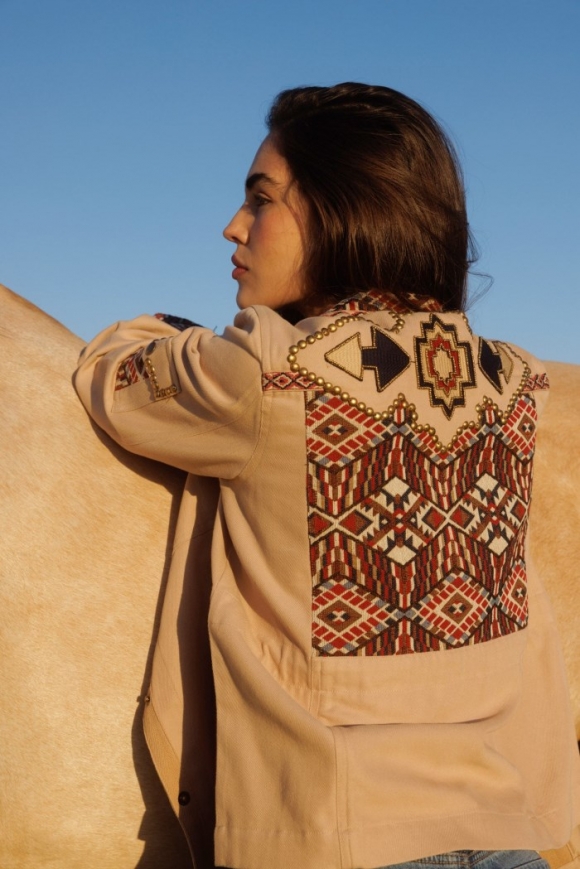 Promotion Idyllwind Women's Autumn Embroidered Jacket | Wheat