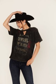 Promotion Idyllwind Women's Ride 'Em Cowgirl Short Sleeve Graphic Tee | Black