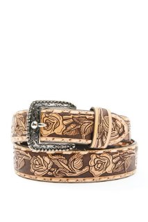 Promotion Idyllwind Women's Just A Rose Embossed Tool Belt | Brown