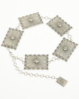 Promotion Idyllwind Women's Chambley Large Concho Chain Belt | Silver Promotion Idyllwind Women's Chambley Large Concho Chain Belt | Silver