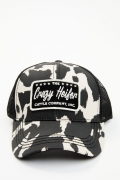 Promotion Idyllwind Women's Crazy Heifer Cow Print Baseball Cap | Black