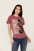 Promotion Idyllwind Women's Hey Cowboy Short Sleeve Graphic Tee | Fired Brick