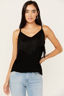 Promotion Idyllwind Women's Storm Fringe Cami | Black Promotion Idyllwind Women's Storm Fringe Cami | Black