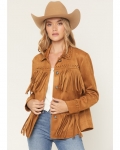 Promotion Idyllwind Women's Norton Faux Suede Fringe Shacket | Pecan Promotion Idyllwind Women's Norton Faux Suede Fringe Shacket | Pecan