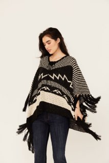 Promotion Idyllwind Women's Eatons Thunderbird Poncho Sweater | Black