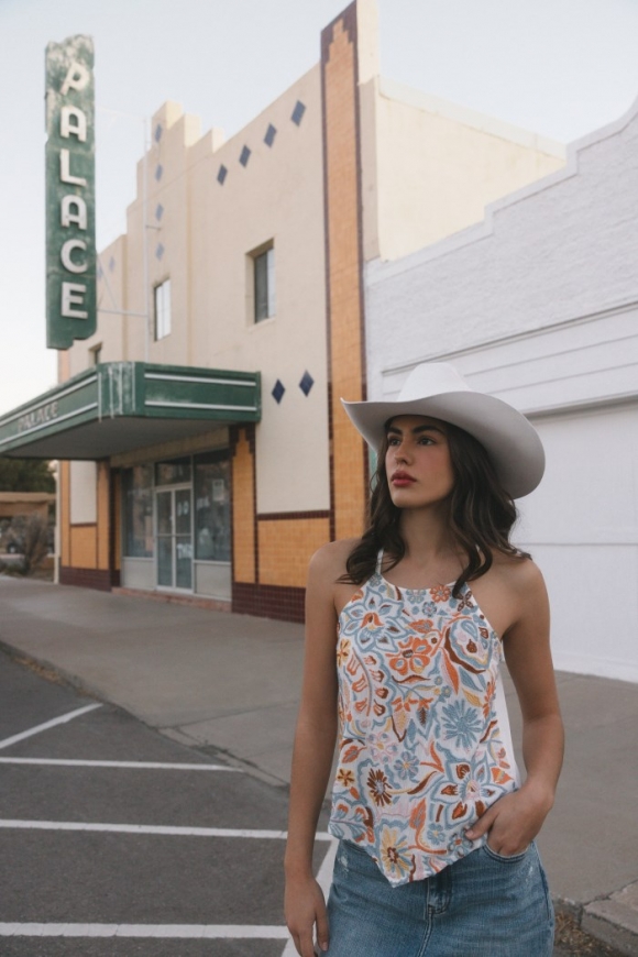 Promotion Idyllwind Women's Floral Haze Embroidered Crinkle Tank Top | Ivory Promotion Idyllwind Women's Floral Haze Embroidered Crinkle Tank Top | Ivory