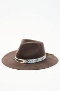 Promotion Idyllwind Women's Thunderbird Beaded Band Wool Felt Western Hat | Brown Promotion Idyllwind Women's Thunderbird Beaded Band Wool Felt Western Hat | Brown