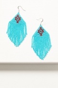 Promotion Idyllwind Women's Quinley Turquoise Beaded Fringe Earrings | Turquoise