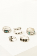 Promotion Idyllwind Women's Anita Thunderbird Ring Set - 5 Piece | Silver