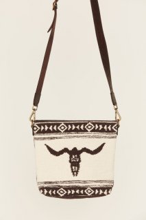 Promotion Idyllwind Women's Madrona Longhorn Woven Crossbody Bag | Ivory