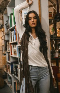 Promotion Idyllwind Women's Hattie Beaded Fringe Vest | Dark Brown