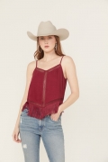 Promotion Idyllwind Women's Briarwick Jacquard Tank Top | Maroon