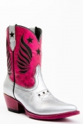 Promotion Idyllwind Women's Metallic Star Inlay Roadie Western Booties - Round Toe | Pink