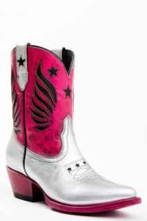 Promotion Idyllwind Women's Metallic Star Inlay Roadie Western Booties - Round Toe | Pink
