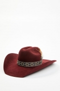 Promotion Idyllwind Women's Sutherland Pure Wool Cowboy Hat | Burgundy