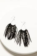 Promotion Idyllwind Women's Harrow Black Fringe Earrings | Black
