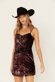 Promotion Idyllwind Women's Houston Cowl Neck Mini Dress | Fuchsia Promotion Idyllwind Women's Houston Cowl Neck Mini Dress | Fuchsia