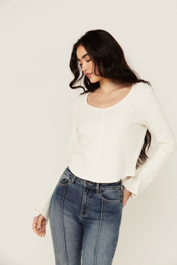 Promotion Idyllwind Women's Loma Bell Sleeve Corset Top | Ivory