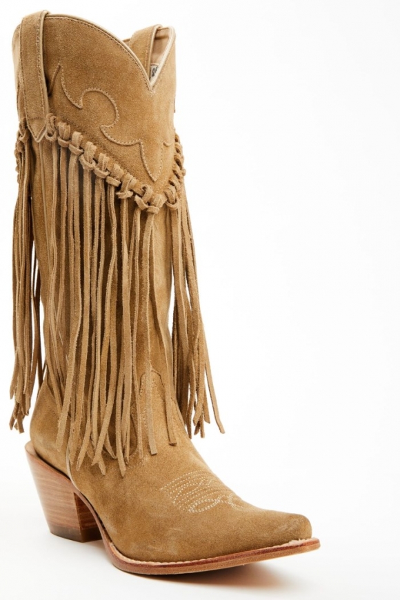Promotion Idyllwind Women's Sterling Fringe Tall Western Boots - Snip Toe | Tan Promotion Idyllwind Women's Sterling Fringe Tall Western Boots - Snip Toe | Tan