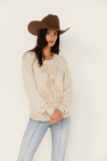 Promotion Idyllwind Women's Wild West Graphic Sweatshirt | Oatmeal
