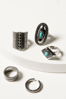 Promotion Idyllwind Women's Rawlings Road Ring Set - 5-Piece | Silver