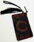 Promotion Idyllwind Women's Rose Seed Bead Wristlet Clutch | Black