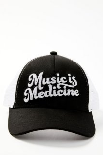 Promotion Idyllwind Women's Music Is Medicine Embroidered Mesh Back Baseball Hat | Black