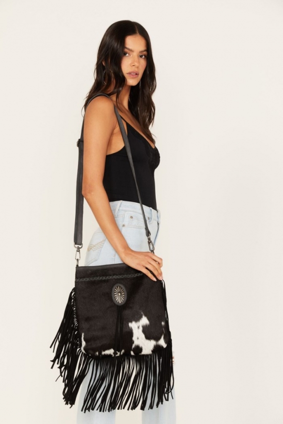 Promotion Idyllwind Women's Cosmic Cowgirl Fringe Handbag | Cream/black