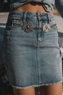 Promotion Idyllwind Women's Thunderbird Chain Belt | Silver Promotion Idyllwind Women's Thunderbird Chain Belt | Silver