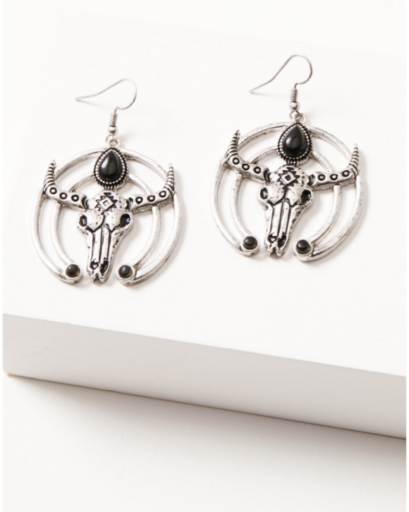 Promotion Idyllwind Women's Heidi Steerhead Earrings | Silver