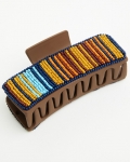 Promotion Idyllwind Women's Sumner Serape Seed Bead Hairclip | Brown