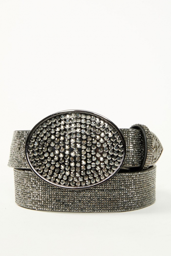 Promotion Idyllwind Women's Lovell Black Rhinestone Oval Buckle Belt | Black