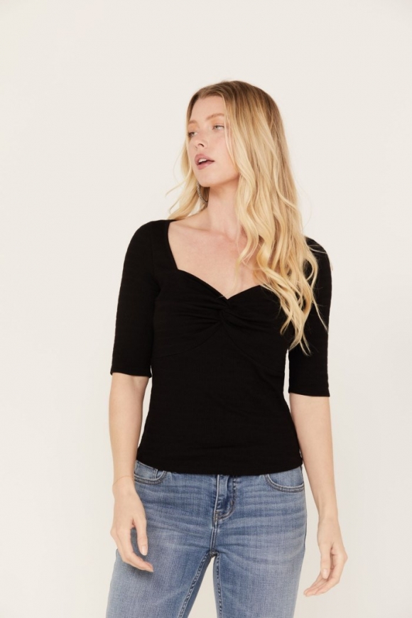 Promotion Idyllwind Women's Carson Twist Front Top | Black