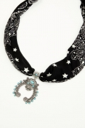 Promotion Idyllwind Women's Laurinda Squash Blossom Bandana Necklace | Black