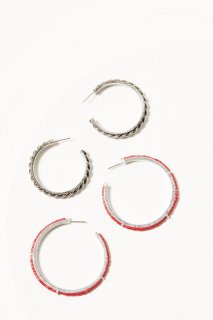 Promotion Idyllwind Women's Ethel Antique Hoop Earring Set - 2 Piece | Red Promotion Idyllwind Women's Ethel Antique Hoop Earring Set - 2 Piece | Red