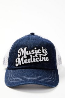 Promotion Idyllwind Women's Music Is Medicine Embroidered Mesh Back Ball Cap | Dark Blue Promotion Idyllwind Women's Music Is Medicine Embroidered Mesh Back Ball Cap | Dark Blue