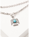 Promotion Idyllwind Women's Morgan Thunderbird Layered Necklace | Turquoise