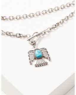 Promotion Idyllwind Women's Morgan Thunderbird Layered Necklace | Turquoise
