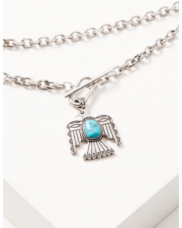 Promotion Idyllwind Women's Morgan Thunderbird Layered Necklace | Turquoise