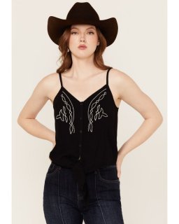 Promotion Idyllwind Women's Steele Western Embroidered Cami | Black